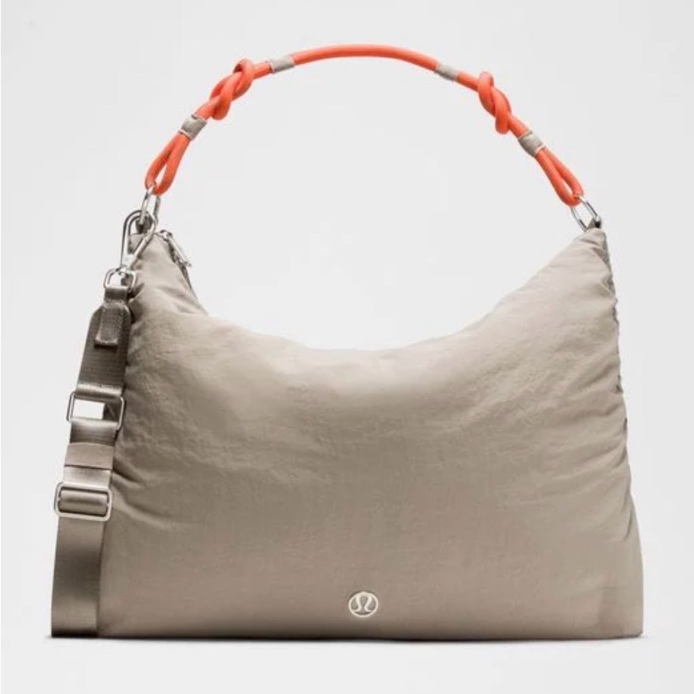 Lululemon Athletica Gray Zip Backpack